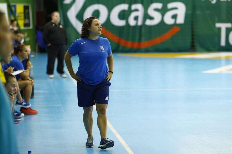 Cristina Gimeno, entrenadora del Preconte Telde (Foto TA)
